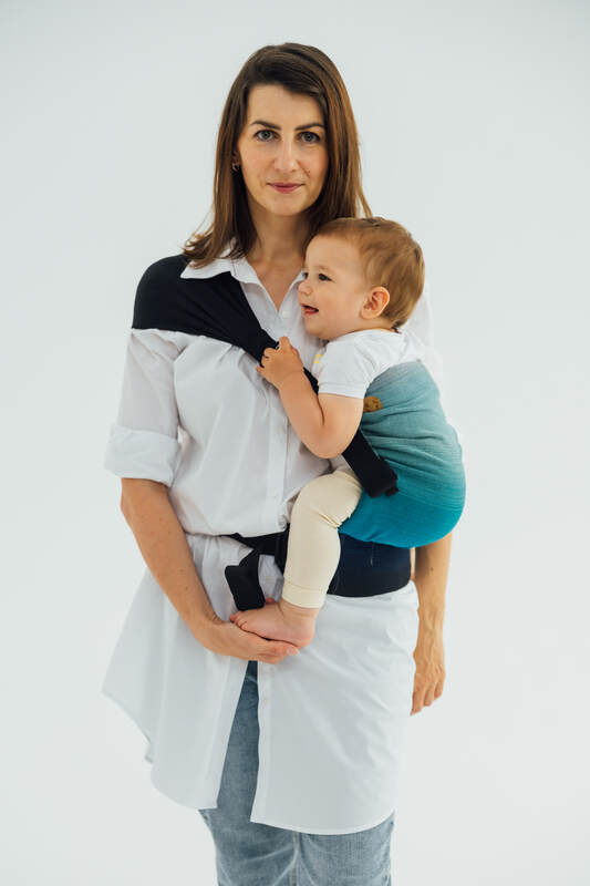 LennyHip Carrier (1/2 of LennyTwin Carrier), broken-twill weave 100% cotton - AIRGLOW