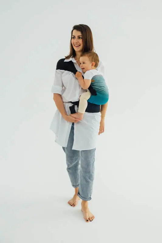 LennyHip Carrier (1/2 of LennyTwin Carrier), broken-twill weave 100% cotton - AIRGLOW - Woven Baby Size - Standard   lenny_hip    #