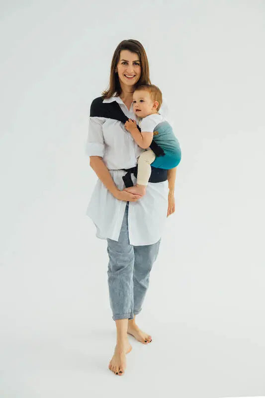 LennyHip Carrier (1/2 of LennyTwin Carrier), broken-twill weave 100% cotton - AIRGLOW - Woven Baby Standard   lenny_hip    #