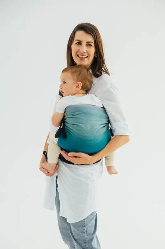 LennyHip Carrier (1/2 of LennyTwin Carrier), broken-twill weave 100% cotton - AIRGLOW - Woven Baby Standard   lenny_hip    #