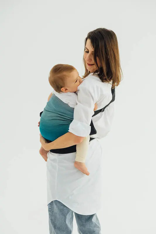 LennyHip Carrier (1/2 of LennyTwin Carrier), broken-twill weave 100% cotton - AIRGLOW - Woven Baby Standard   lenny_hip    #