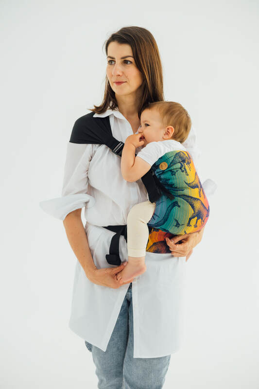 LennyHip Carrier (1/2 of LennyTwin Carrier), jacquard weave 100% cotton - JURASSIC - NEW ERA