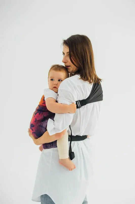LennyHip Carrier (1/2 of LennyTwin Carrier), jacquard weave 100% cotton - JURASSIC - NEW ERA - Woven Baby Size - Standard   lenny_hip    #