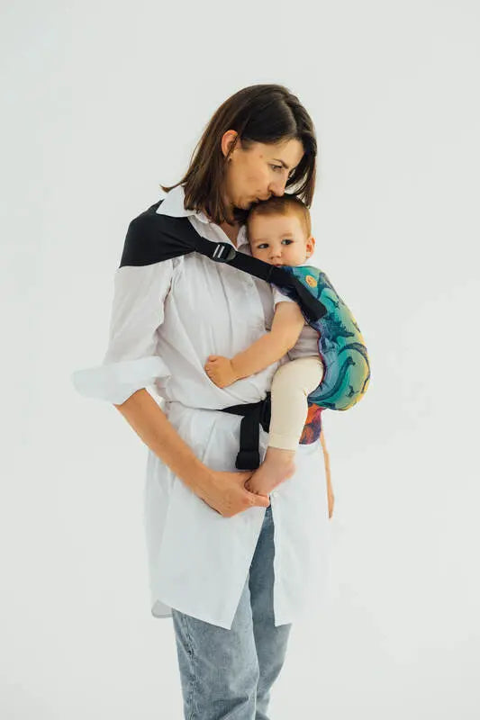 LennyHip Carrier (1/2 of LennyTwin Carrier), jacquard weave 100% cotton - JURASSIC - NEW ERA - Woven Baby Standard   lenny_hip    #