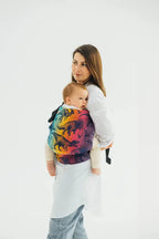 LennyHip Carrier (1/2 of LennyTwin Carrier), jacquard weave 100% cotton - JURASSIC - NEW ERA - Woven Baby Standard   lenny_hip    #