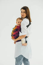 LennyHip Carrier (1/2 of LennyTwin Carrier), jacquard weave 100% cotton - JURASSIC - NEW ERA - Woven Baby Standard   lenny_hip    #