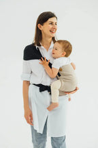 LennyHip Carrier (1/2 of LennyTwin Carrier), broken-twill weave 100% cotton - PEANUT BUTTER - Woven Baby Standard   lenny_hip    #