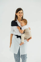 LennyHip Carrier (1/2 of LennyTwin Carrier), broken-twill weave 100% cotton - PEANUT BUTTER - Woven Baby Standard   lenny_hip    #