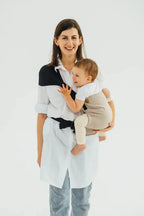 LennyHip Carrier (1/2 of LennyTwin Carrier), broken-twill weave 100% cotton - PEANUT BUTTER - Woven Baby Standard   lenny_hip    #
