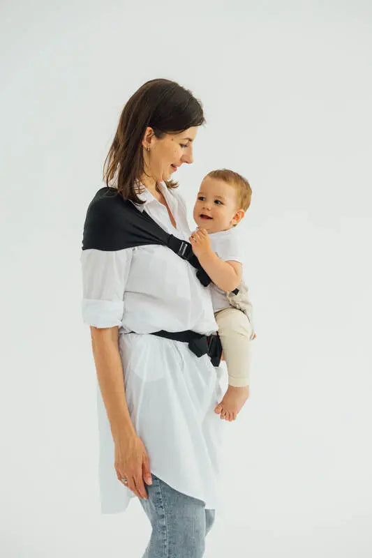 LennyHip Carrier (1/2 of LennyTwin Carrier), broken-twill weave 100% cotton - PEANUT BUTTER - Woven Baby Standard   lenny_hip    #