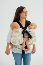 LennyTwin Carrier, jacquard weave 100% cotton - JURASSIC - ICE DESERT - Woven Baby Standard   lenny_twin    #