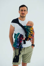 LennyTwin Carrier, jacquard weave 100% cotton - JURASSIC - NEW ERA - Woven Baby Standard   lenny_twin    #