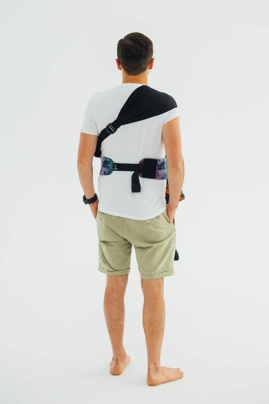 LennyTwin Carrier, jacquard weave 100% cotton - JURASSIC - NEW ERA - Woven Baby Standard   lenny_twin    #