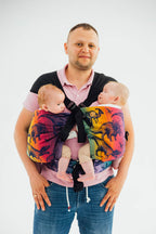 LennyTwin Carrier, jacquard weave 100% cotton - JURASSIC - NEW ERA - Woven Baby Standard   lenny_twin    #