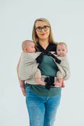LennyTwin Carrier, broken-twill weave 100% cotton - PEANUT BUTTER