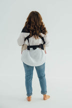 LennyTwin Carrier, broken-twill weave 100% cotton - PEANUT BUTTER - Woven Baby Standard   lenny_twin    #