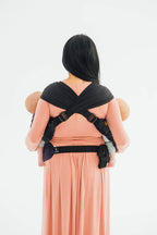LennyTwin Carrier, jacquard weave 100% cotton - WILD WINE - BOUQUET - Woven Baby Standard   lenny_twin    #