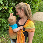 Ringsling Free Elf Fusion D'oro - double weft - Girasol - Woven Baby 1   Ring Sling    #