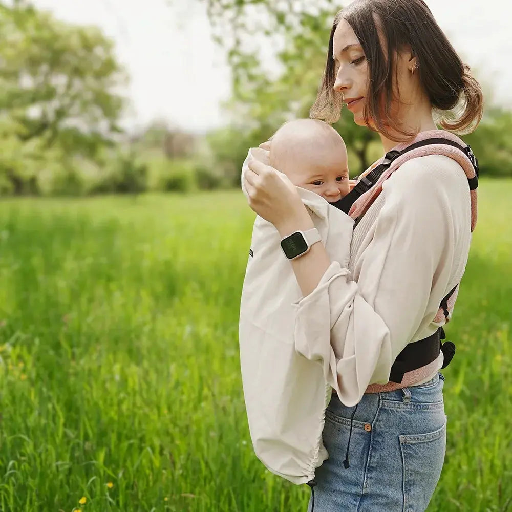 DIDYMOS BabyDos Sun Supplex, ecru - Woven Baby One Size / white   Accessories > Babywearing Clothes > Babywearing Covers    #