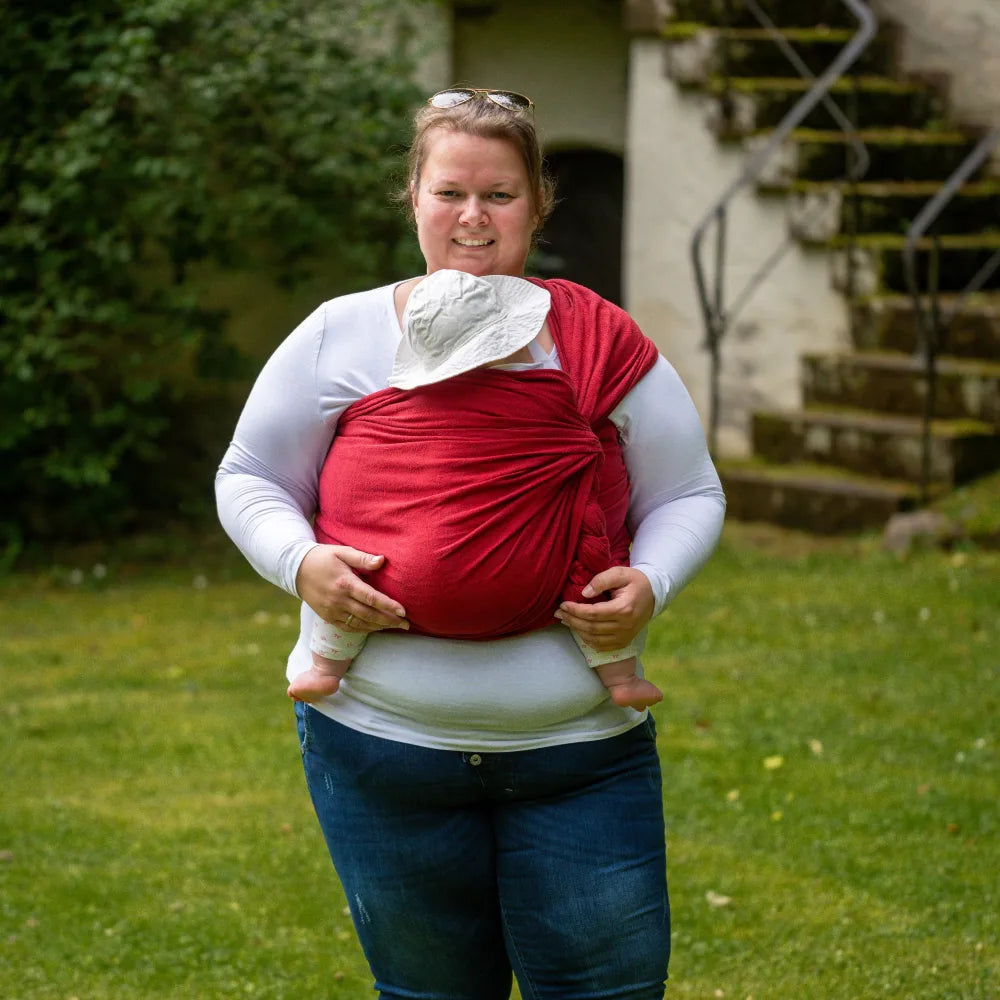 DIDYMOS Baby Wrap Sling Prima Ruby Red - Woven Baby 2 / Prima Ruby Red   Baby Wrap Slings > Woven Wraps > Prima    #