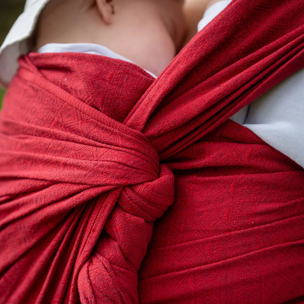 DIDYMOS Baby Wrap Sling Prima Ruby Red - Woven Baby 2 / Prima Ruby Red   Baby Wrap Slings > Woven Wraps > Prima    #