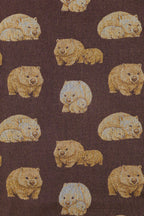 Wombats Snuggle & Snooze –   Long Cardigan - Woven Baby S / Obverse (front)       #