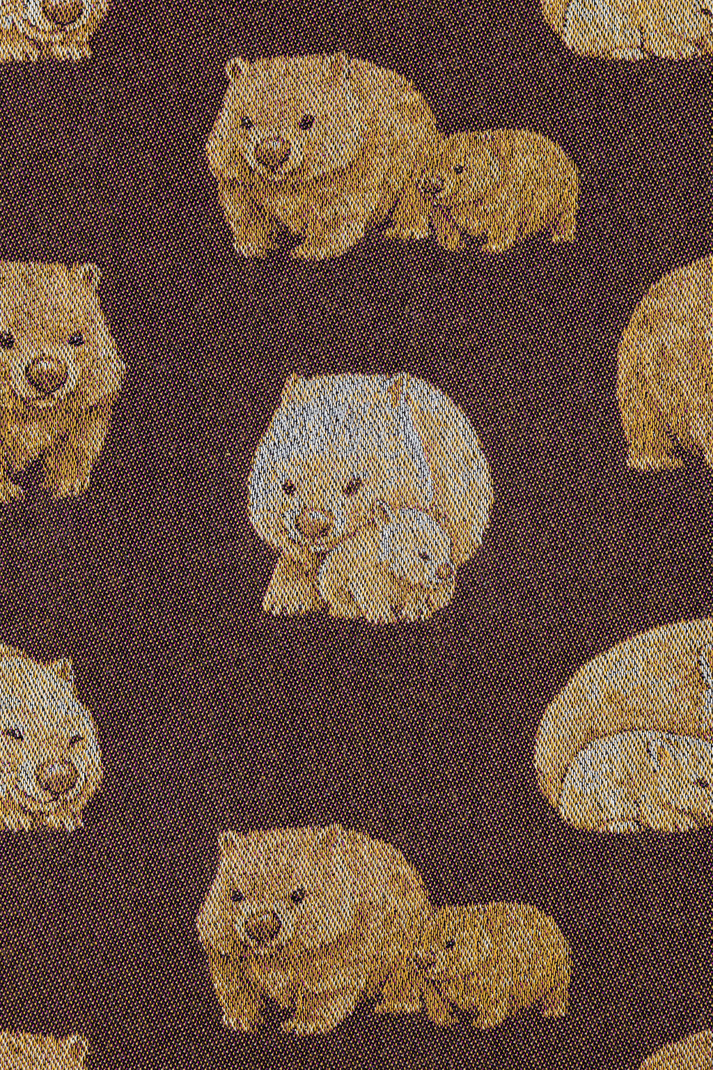 Wombats Snuggle & Snooze –   Long Cardigan - Woven Baby S / Obverse (front)       #