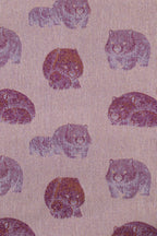 Wombats Snuggle & Snooze –   Long Cardigan - Woven Baby S / Obverse (front)       #