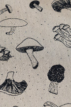 Mushrooms Morel –   Long Cardigan - Woven Baby S / Obverse (light Background)       #