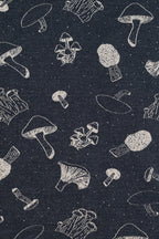 Mushrooms Morel –   Long Cardigan - Woven Baby S / Obverse (light Background)       #