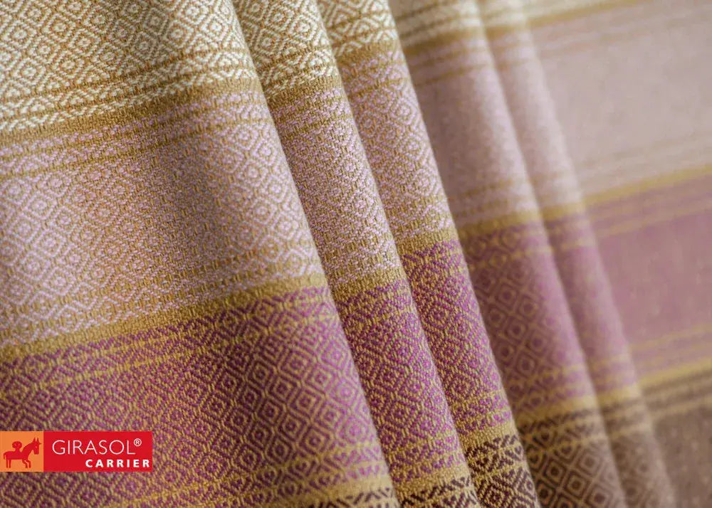 Rayos D'oro Woven Wrap by Girasol - Woven Baby Size 2 (2.60m)-Size 4 (3.60m)-Size 5 (4.20m)-Size 6 (4.60m)-Size 7 (5.20m)   Baby Wraps    #