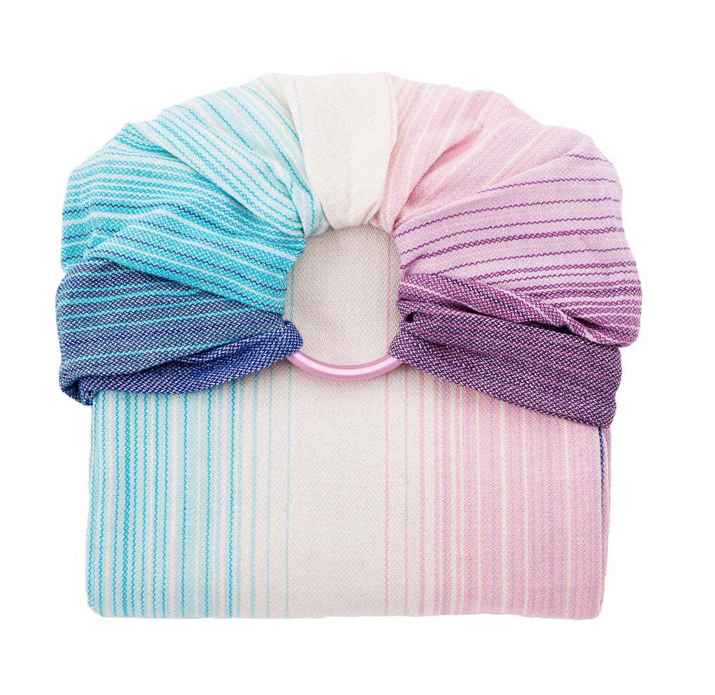 Girasol Ringsling Candy Clouds by Risaroo - recycled cotton - Woven Baby 1 (1.7m)   Ring Slings    #