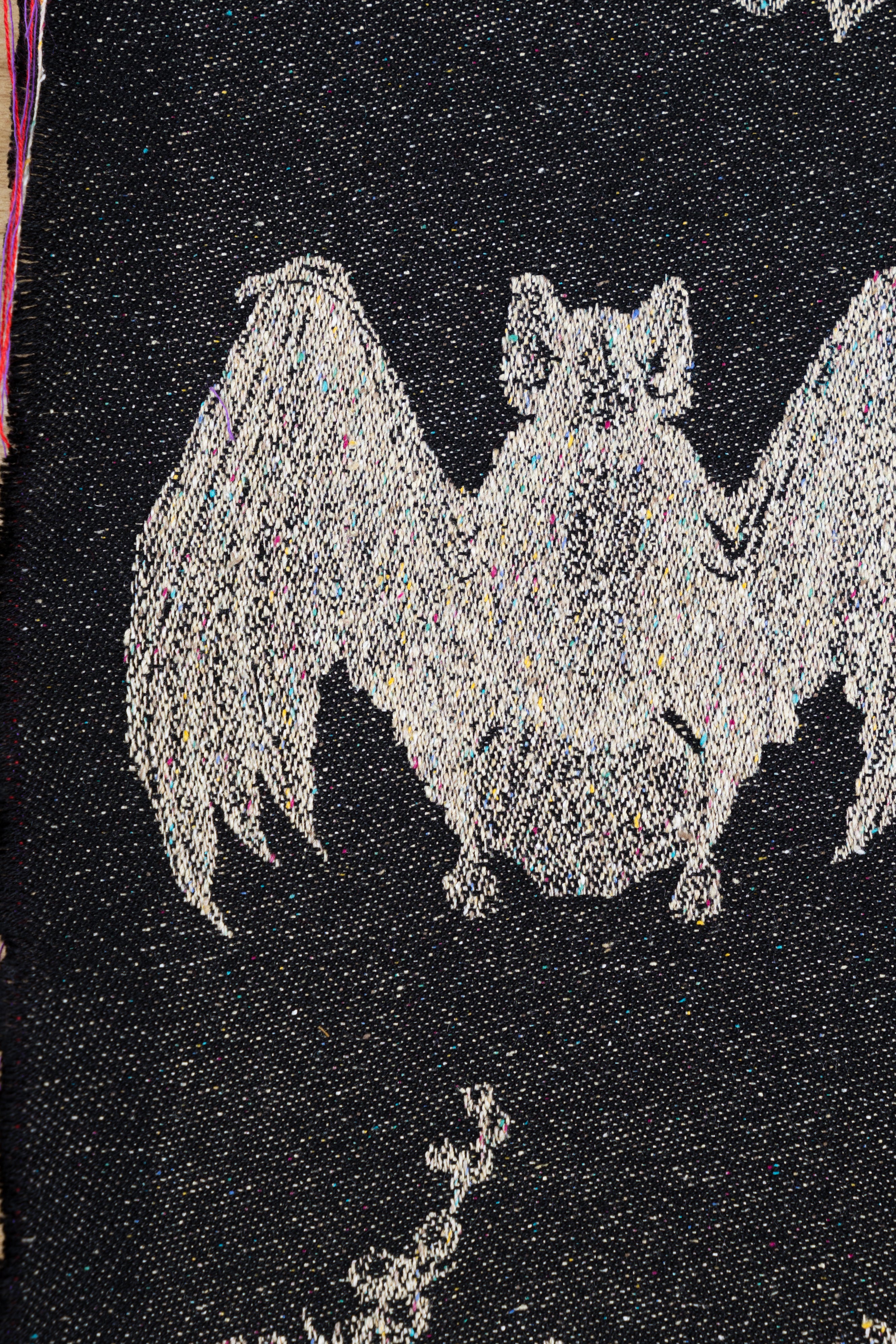 It's Bats -Pamina Baby Wrap 65% cotton, 35% silk - Woven Baby XS-4   long_woven_wraps    #