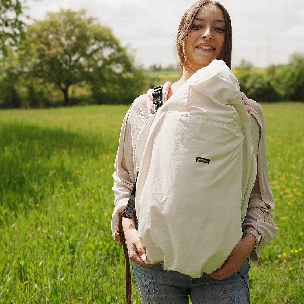 DIDYMOS BabyDos Sun Supplex, ecru - Woven Baby One Size / white   Accessories > Babywearing Clothes > Babywearing Covers    #
