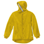 DIDYMOS Hoodie Jacket boiled wool harvest - Woven Baby 62/68 / yellow   Accessories > Babyclothes > Overalls and jackets boiled wool    #