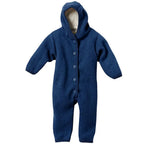 DIDYMOS Baby´s Overall boiled wool, blue - Woven Baby 50/56 / blue   Accessories > Babyclothes > Overalls and jackets boiled wool    #