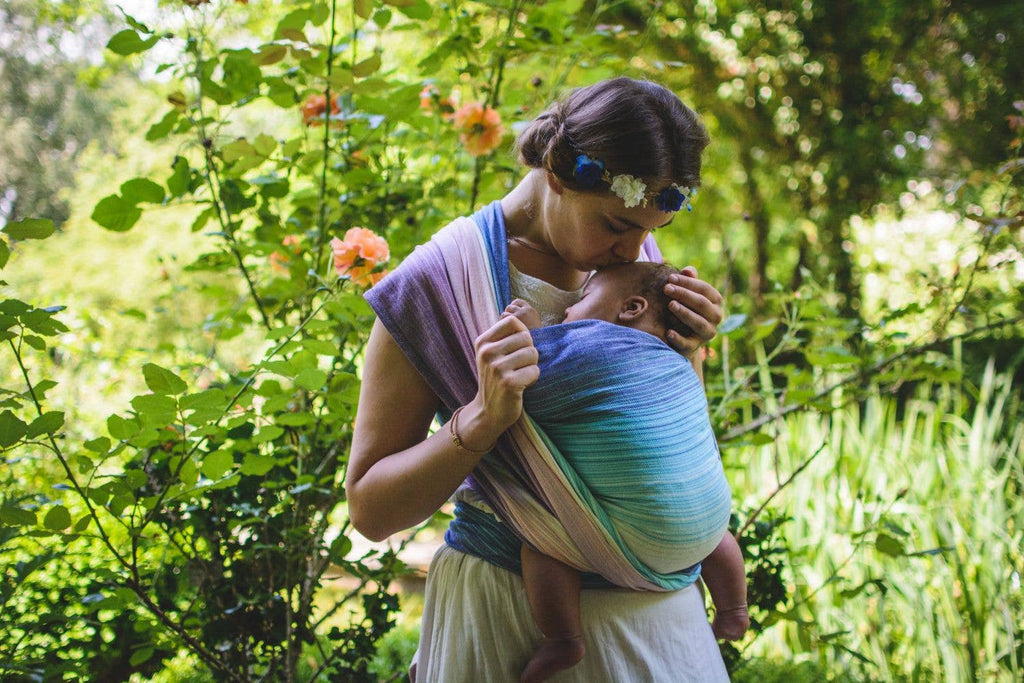 Girasol Baby wrap Candy Clouds by Risaroo - recycled cotton - Woven Baby 4   Baby Wrap    #