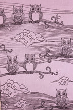 Bubo Owls – Candy Pop Long Cardigan - Woven Baby S / Standard (Light Purple Background Bubo Owls – Candy Pop		)-S / Reverse (Dark Purple Background Bubo Owls – Candy Pop		)-M / Standard (Light Purple Background Bubo Owls – Candy Pop		)-M / Reverse (Dark Purple Background Bubo Owls – Candy Pop		)-L / Standard (Light Purple Background Bubo Owls – Candy Pop		)       #
