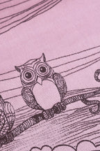 Bubo Owls – Candy Pop Long Cardigan - Woven Baby S / Standard (Light Purple Background Bubo Owls – Candy Pop		)-S / Reverse (Dark Purple Background Bubo Owls – Candy Pop		)-M / Standard (Light Purple Background Bubo Owls – Candy Pop		)-M / Reverse (Dark Purple Background Bubo Owls – Candy Pop		)-L / Standard (Light Purple Background Bubo Owls – Candy Pop		)       #