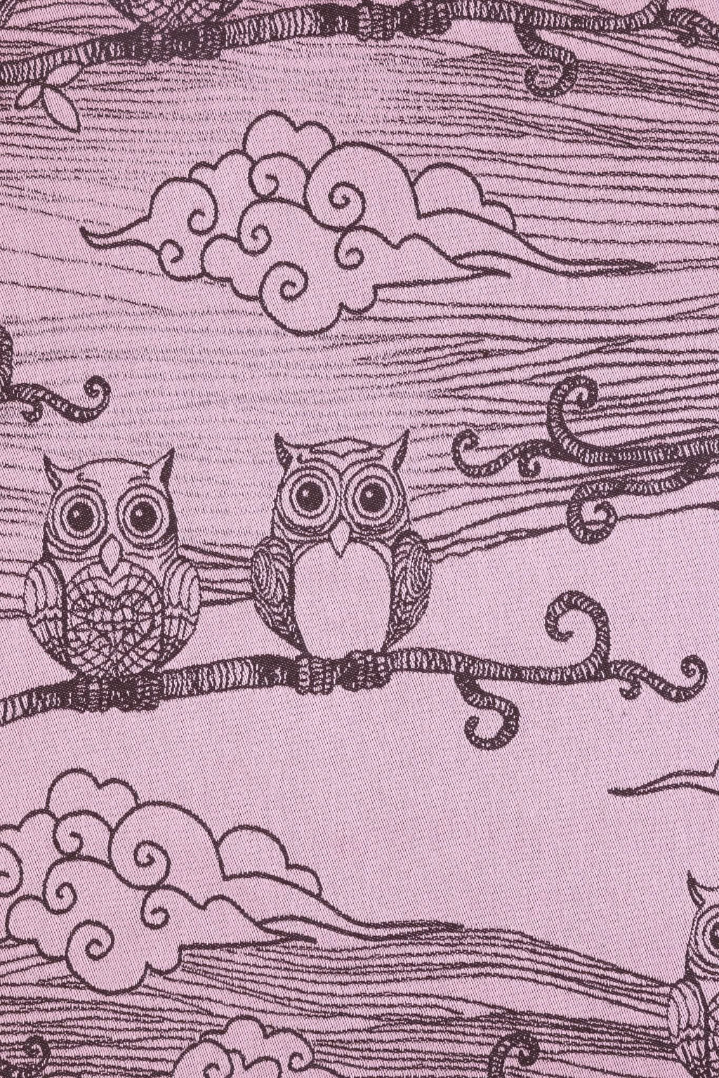 Bubo Owls – Candy Pop Long Cardigan - Woven Baby S / Standard (Light Purple Background Bubo Owls – Candy Pop		)-S / Reverse (Dark Purple Background Bubo Owls – Candy Pop		)-M / Standard (Light Purple Background Bubo Owls – Candy Pop		)-M / Reverse (Dark Purple Background Bubo Owls – Candy Pop		)-L / Standard (Light Purple Background Bubo Owls – Candy Pop		)       #