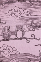 Bubo Owls – Candy Pop Long Cardigan - Woven Baby S / Standard (Light Purple Background Bubo Owls – Candy Pop		)-S / Reverse (Dark Purple Background Bubo Owls – Candy Pop		)-M / Standard (Light Purple Background Bubo Owls – Candy Pop		)-M / Reverse (Dark Purple Background Bubo Owls – Candy Pop		)-L / Standard (Light Purple Background Bubo Owls – Candy Pop		)       #