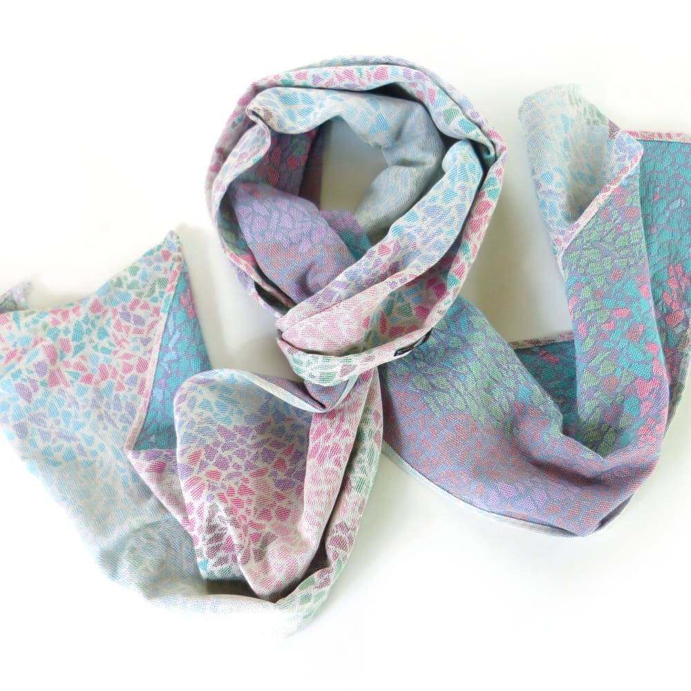 DIDYMOS Doll Sling Summer Mosaic - Woven Baby One Size / natural | green | multicoloured   Accessories > Doll Carriers > Doll Slings    #
