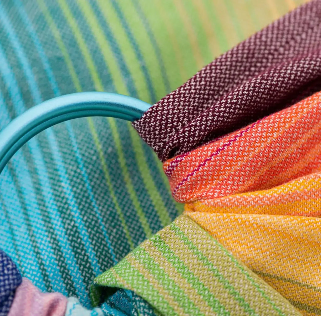 Girasol Rainbow Dreamer Ringsling - Woven Baby 1   Ring Slings    #