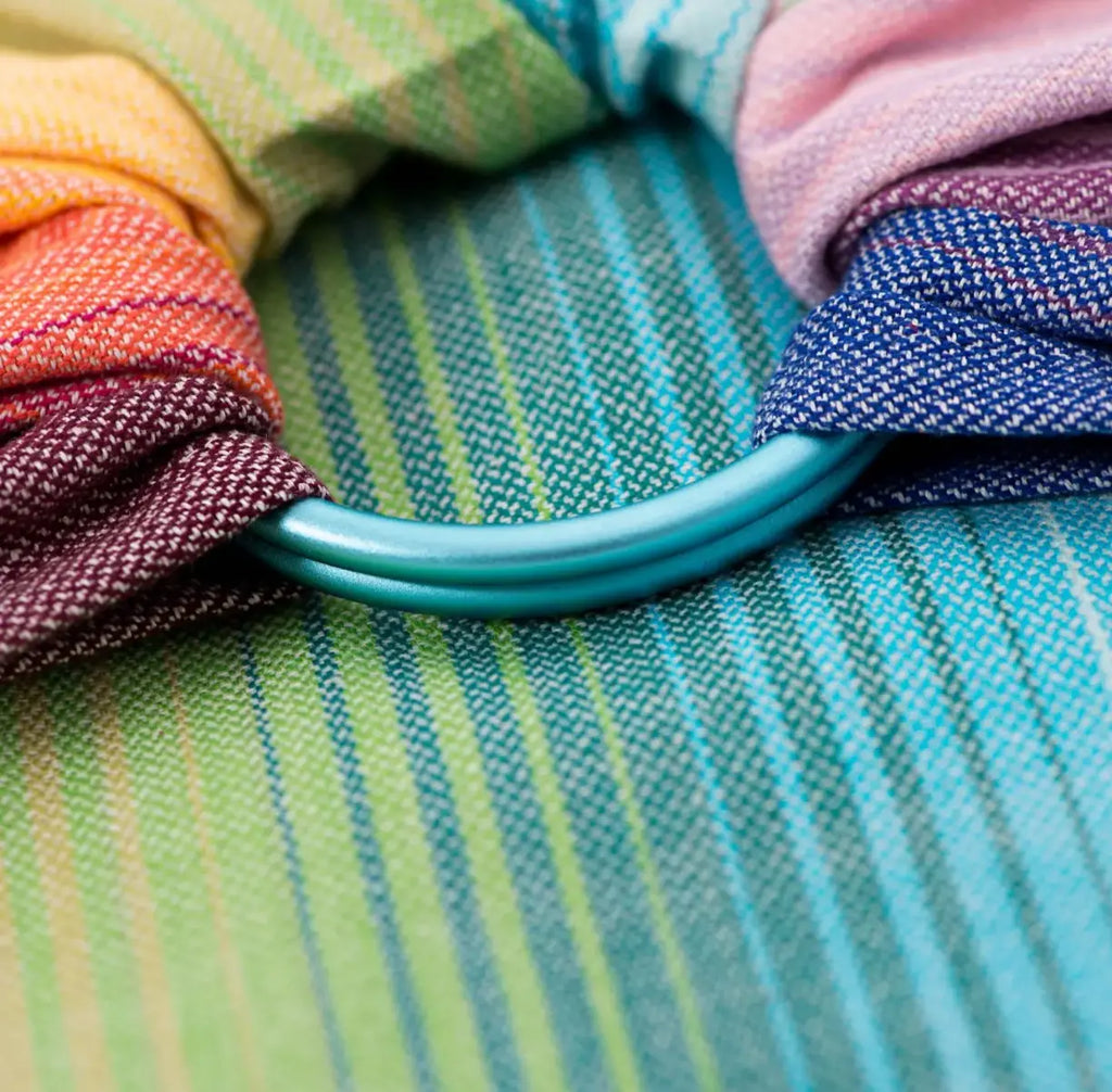 Girasol Rainbow Dreamer Ringsling - Woven Baby 1   Ring Slings    #