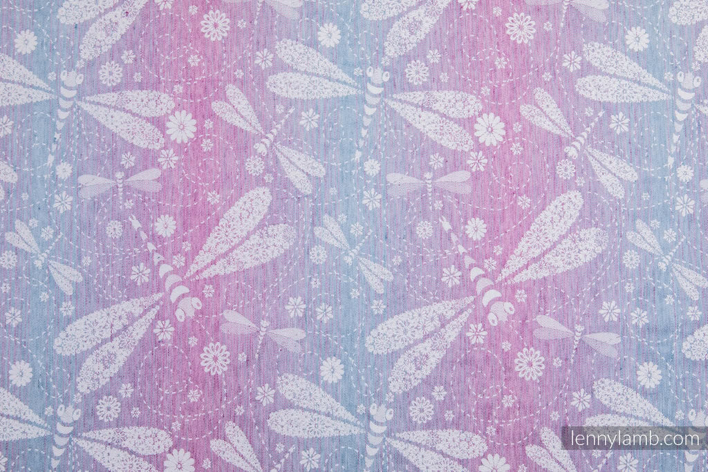 Dragonfly Lavender -  Ring Sling - Woven Baby size 1 - 1.8m with gathered shoulder / Standard (Lavender Background)   ring_slings    #