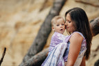 Dragonfly Lavender -  Ring Sling - Woven Baby size 1 - 1.8m with gathered shoulder / Standard (Lavender Background)   ring_slings    #
