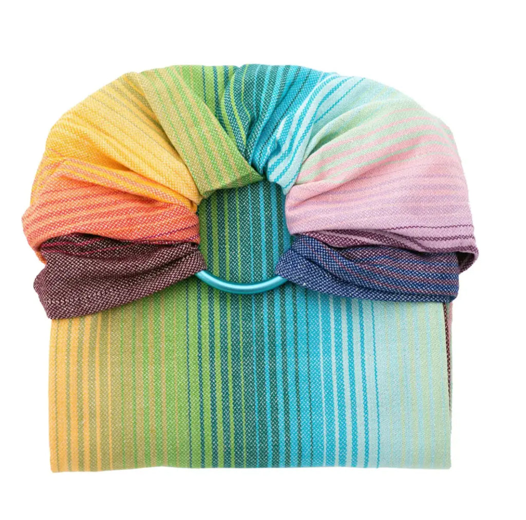 Girasol Rainbow Dreamer Ringsling - Woven Baby 1   Ring Slings    #