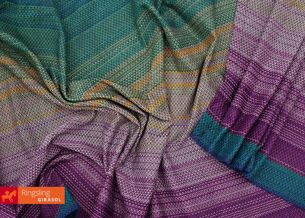 Girasol Baby Wrap Kokiri Cuervo Double Weft