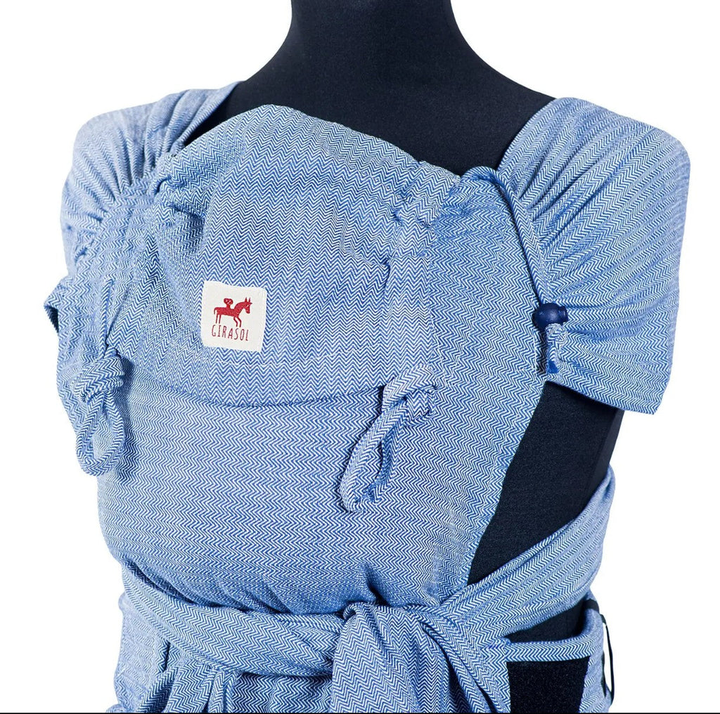 Girasol Blue Tweed WrapMySol by Girasol  WrapMySol  Woven Baby