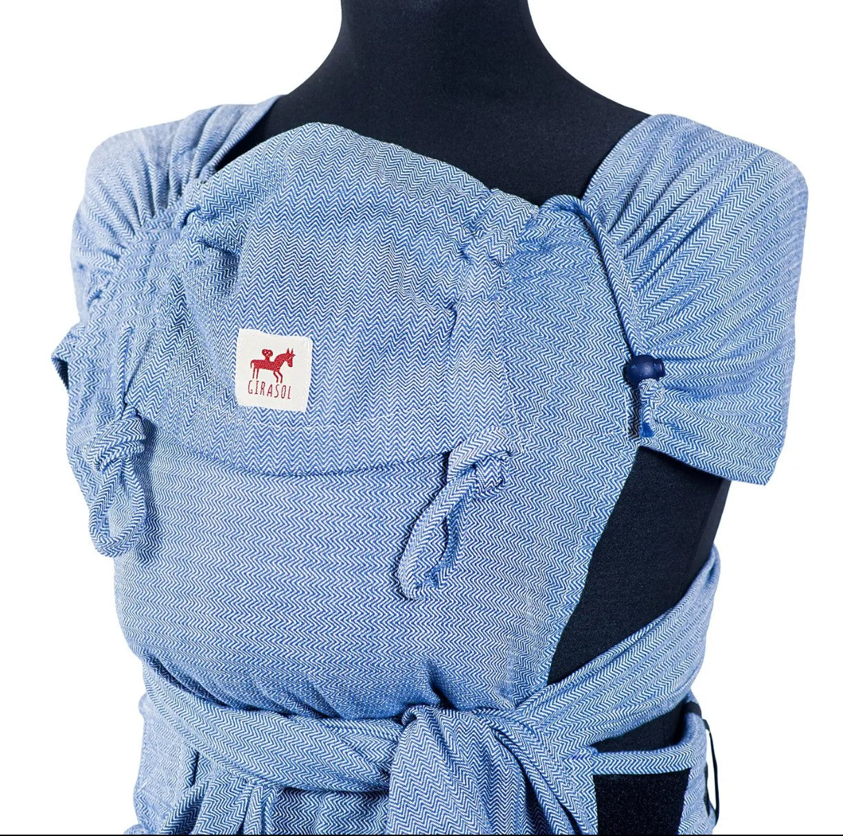 Girasol Blue Tweed WrapMySol by Girasol  WrapMySol  Woven Baby